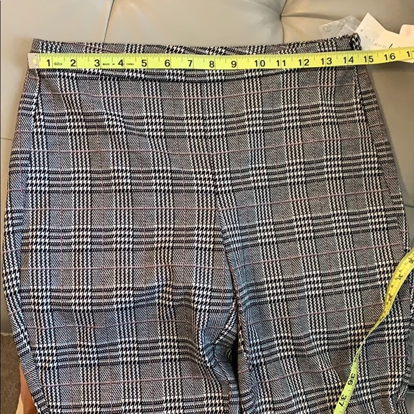 Maison Jules Womens Slim Ankle Pants Blue Size 12